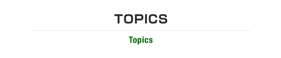 topics